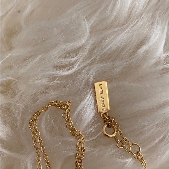 SOLD- Baublebar White Horn Pendant Necklace - Picture 2 of 3